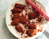 切り餅消費☆脂質オフ♪チョコ風餅作り方6写真