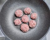 豚ひき肉と冷凍山芋トロロで蓮根の肉詰め作り方6写真