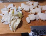 餅消費☆豆腐ホワイトソースの餅グラタン作り方2写真