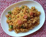 カレーパウダーで簡単に！カレーチャーハン作り方3写真