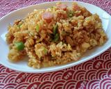 カレーパウダーで簡単に！カレーチャーハン作り方4写真
