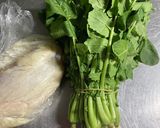 塩麹鶏胸肉と菜っぱのかき揚げ作り方1写真