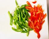 レンジで簡単！和風無限ピーマン作り方1写真