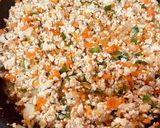 高タンパク低脂質!鶏胸挽肉ガパオライス作り方4写真