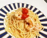 赤海老とプチトマトのパスタ作り方4写真