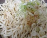 ネギと卵の焼うどん作り方3写真