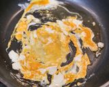 貧乏人のパスタ（目玉焼きのパスタ）作り方5写真