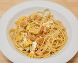 貧乏人のパスタ（目玉焼きのパスタ）作り方7写真