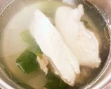 茹でチキン マッシュルーム入りごまソース作り方1写真