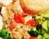 茹でチキン マッシュルーム入りごまソース作り方7写真