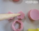 簡単！　キャラ弁　桜のお花♪作り方4写真