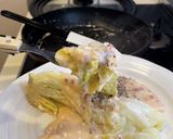 白菜ステーキのクリーム和え作り方5写真