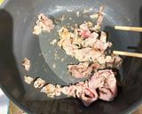 【超簡単】豆苗豚肉塩焼きそば【ラード】作り方4写真
