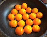 金柑のブランデー煮砂糖無し　ビターチョコ作り方2写真