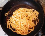 絶品☆汁なし白味噌坦々風うどん作り方3写真