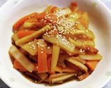 大根と人参とちくわの炒め煮作り方4写真