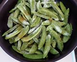 スナップえんどうとかまぼこの卵炒め作り方3写真