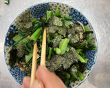愛彩菜と桜えびの海苔和えby草津市作り方5写真