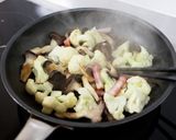 カリフラワーときのこのマヨチーズ焼き。作り方4写真