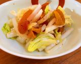 柿（干し柿）と白菜のサラダ作り方6写真