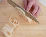蓮根の胡桃和え作り方1写真