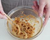 蓮根の胡桃和え作り方5写真