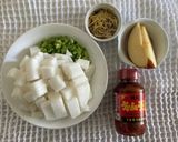 生マカをたっぷり絡めたカクテキ作り方1写真