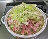 豚バラ肉のネギ塩なべ作り方4写真