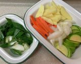 韓国⭐︎アサリ麺スープ 바지락 국수作り方1写真