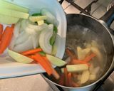 韓国⭐︎アサリ麺スープ 바지락 국수作り方6写真