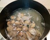 韓国⭐︎アサリ麺スープ 바지락 국수作り方4写真