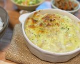 豆乳ソースの和風豆腐グラタン作り方5写真