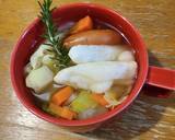 茅のや野菜だしで　時短簡単ポトフ　餅入り作り方5写真