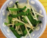 レンジで簡単！モヤシとニラのサラダ♪作り方6写真