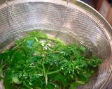七草粥ならぬ七草クリームパスタ作り方4写真