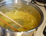 七草粥ならぬ七草クリームパスタ作り方5写真