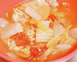 豚肉のトマト蒸し鍋☆締め雑炊☆締めパスタ作り方7写真