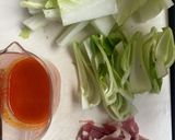 白菜と豚バラのスタミナ炒め作り方1写真