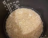 干し子イカの玄米炊き込みご飯作り方1写真