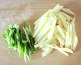 レンジで【じゃがいもとピーマンの中華和え作り方1写真