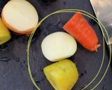 皮ごと！時短♡かんたん野菜スープ作り方1写真