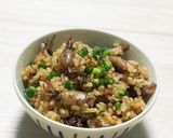 干し子イカの玄米炊き込みご飯作り方5写真