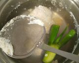 旨味たっぷり♪七草鶏粥作り方1写真