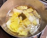 つくだ煮キノコと早春野菜のうどん作り方4写真