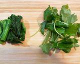つくだ煮キノコと早春野菜のうどん作り方5写真