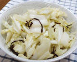 ポリ袋で簡単☆白菜の中華風浅漬け作り方3写真