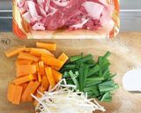 野菜たっぷり★特製ビビンバスープ作り方1写真