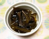 牛角のたれで新わかめの佃煮作り方1写真