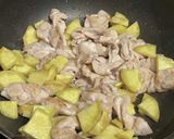 さつまいもと豚肉の【照り焼き】作り方3写真
