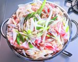 白菜の漬物と餅巾着の旨鍋作り方5写真